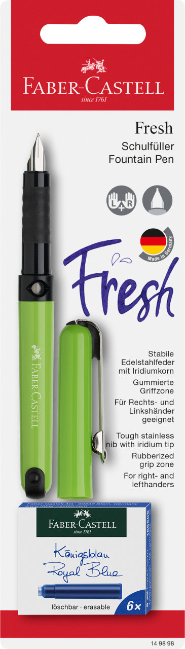 BLISTER STILOU SCOLAR VARIO + 6 CARTUSE FABER-CASTELL BLISTER STILOU SCOLAR VARIO + 6 CARTUSE FABER-CASTELL